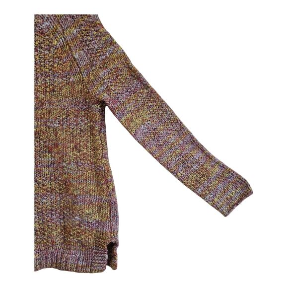 SOFT SURROUNDINGS L Sweater Multicolor Chunky Knit Long Sleeve Acrylic Wool 38" - Picture 4 of 9